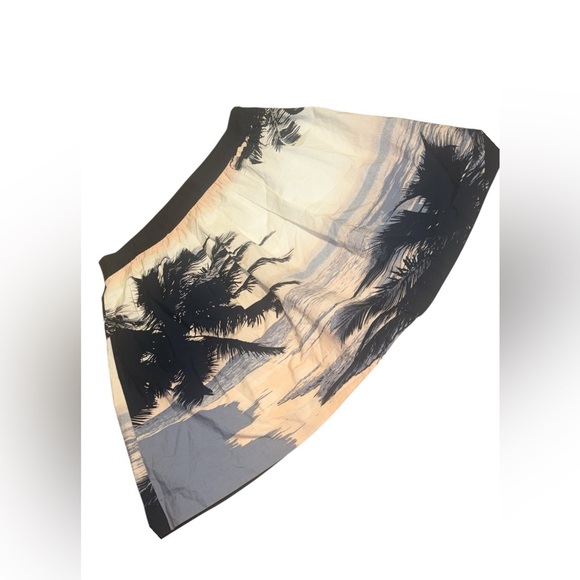 Banana Republic Tropical Palm Print Midi Skirt - Picture 5 of 5